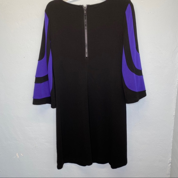 *** Muse black dress with Awesome purple design ***12 - Picture 4 of 6